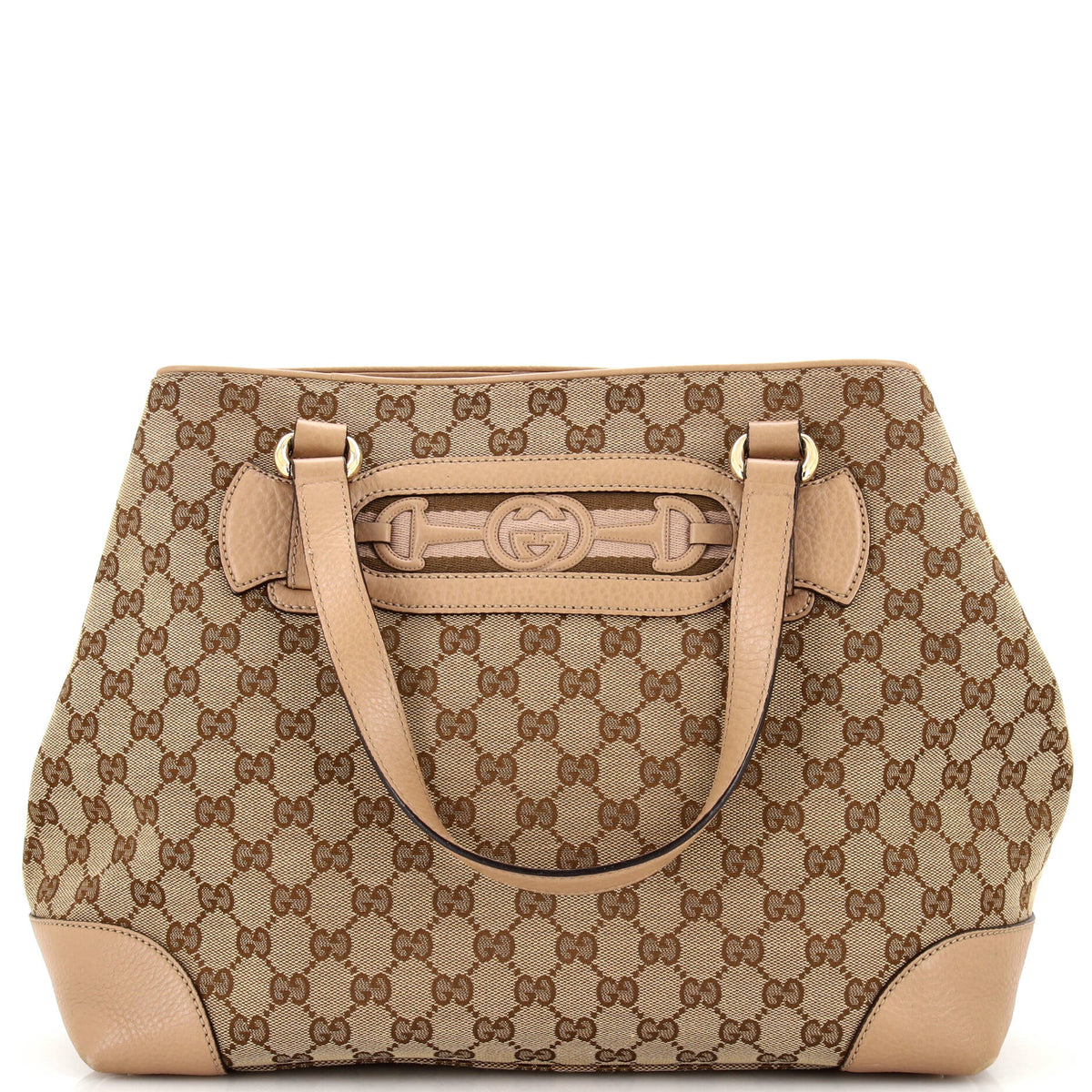 Gucci GUCCI Dressage Tote GG Canvas Medium
