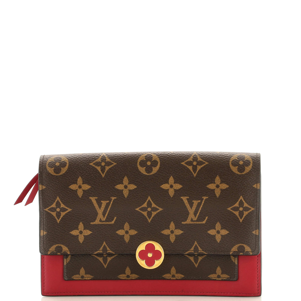 Louis Vuitton Flore Chain Wallet Monogram Canvas