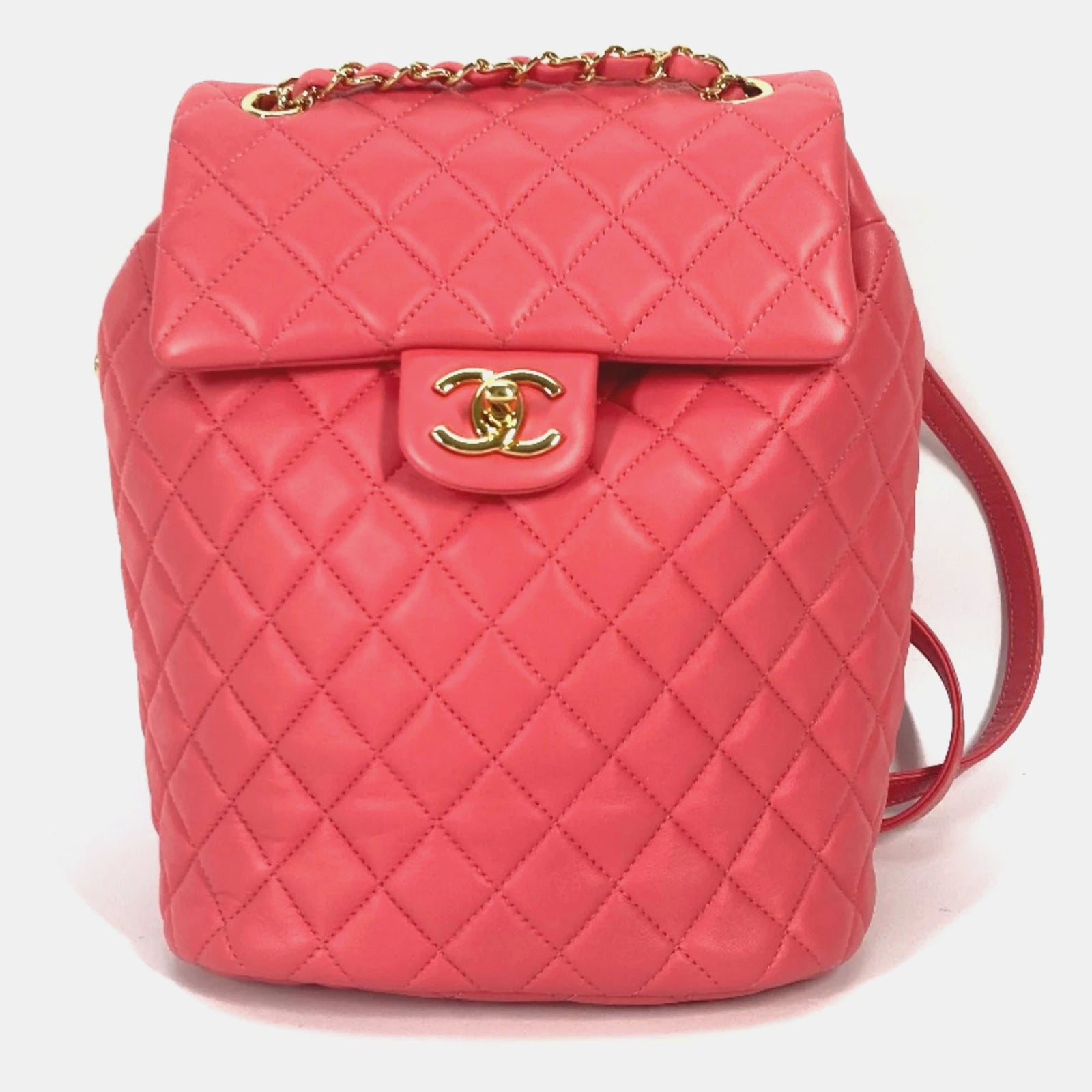 Chanel Kleine Rucksäcke „Urban Spirit“ aus rosa Leder