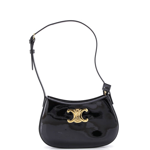 CELINE Triomphe Tilly Bag Patent Medium