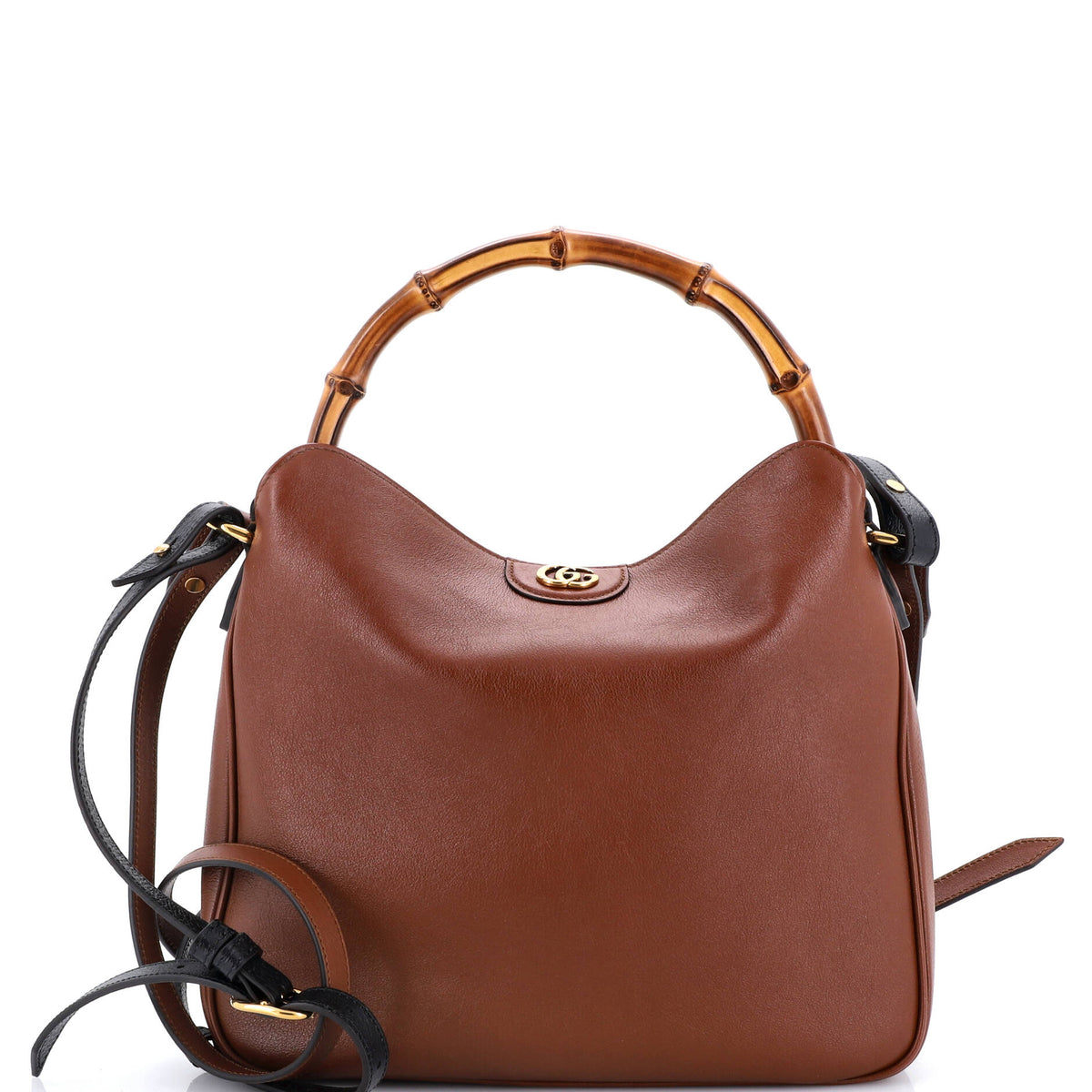 Gucci GUCCI Diana NM Bamboo Shoulder Bag Leather Medium