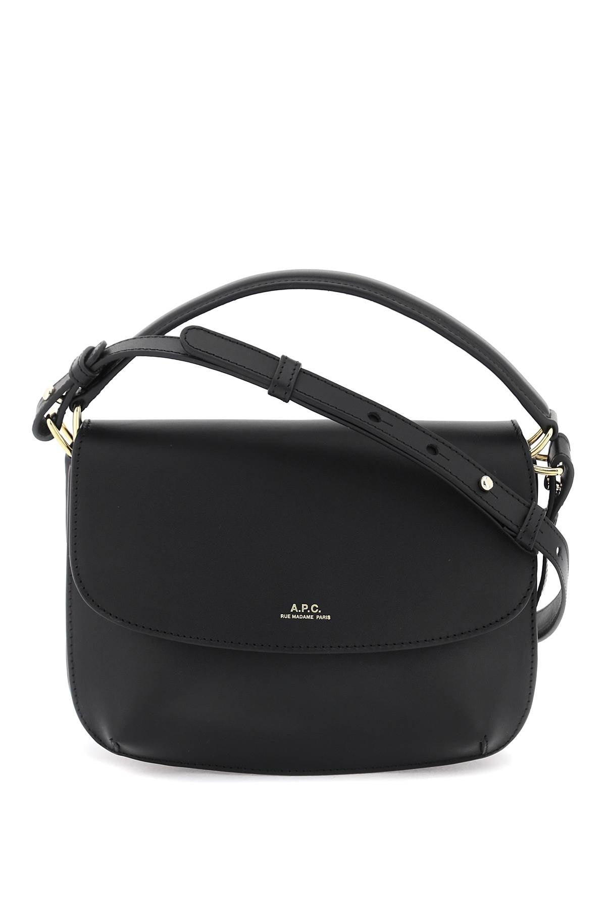 A.p.c. Women's Sarah Mini Shoulder Bag in Black | Size UNICA | PXAWVF61629