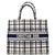 Book Tote Tartan Check Canvas Medium