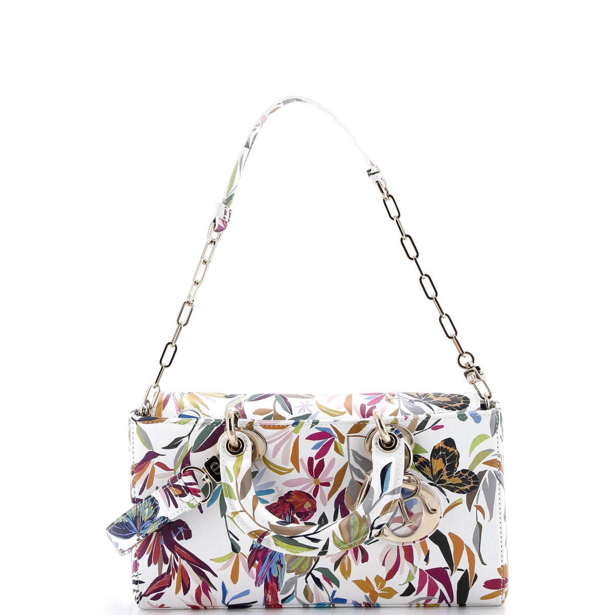 Christian Dior Lady D-Joy Bag Printed Leather Medium