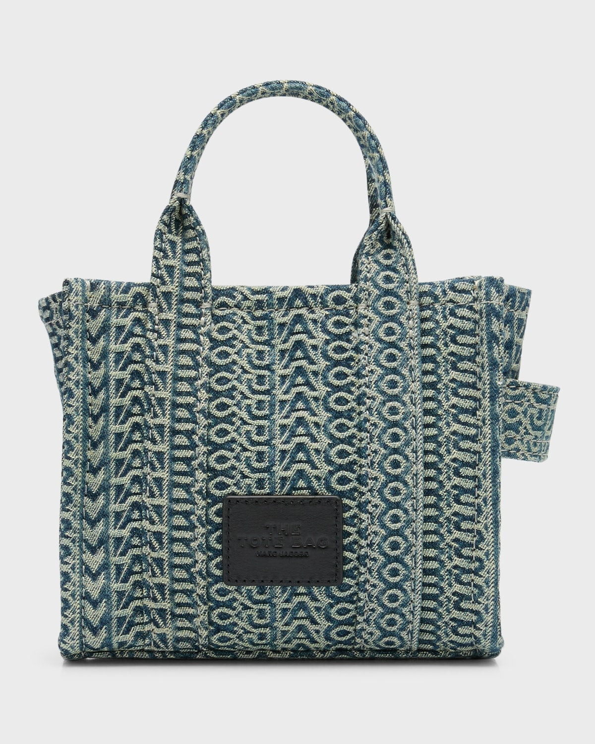 Marc Jacobs The Washed Monogram Denim Crossbody Tote Bag