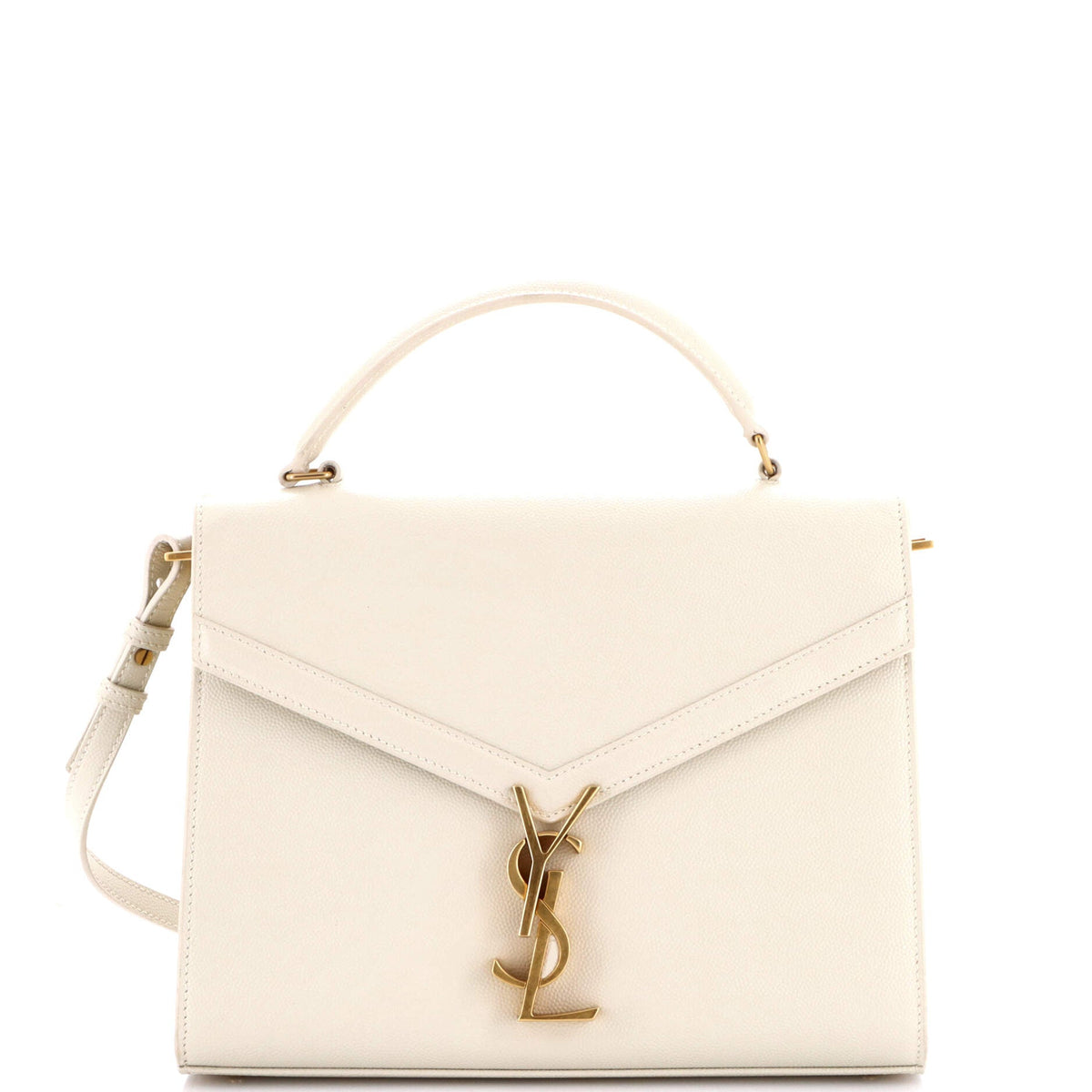 Saint Laurent Cassandra Top Handle Bag Leather Medium