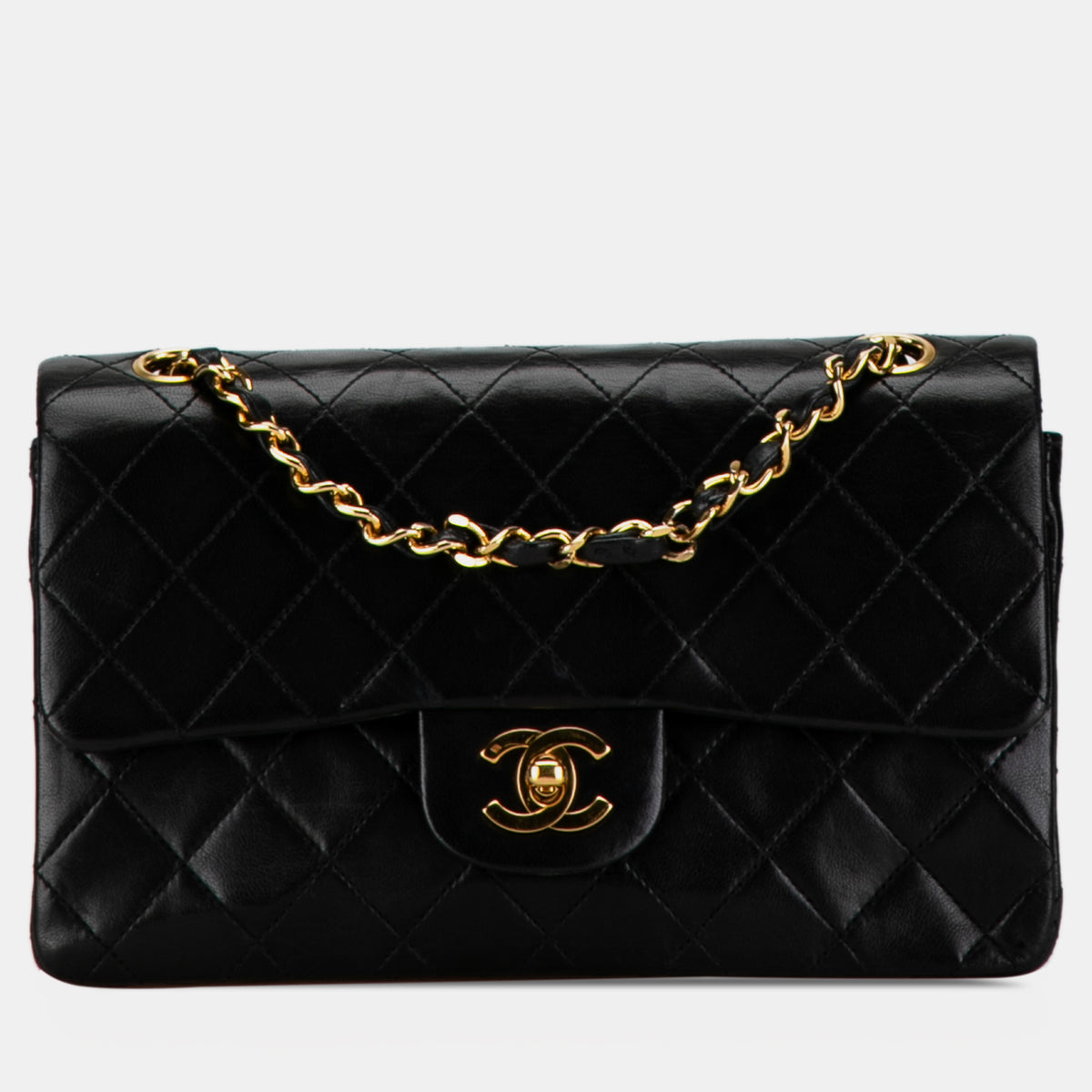 Chanel Small Classic Lambskin Double Flap Bag
