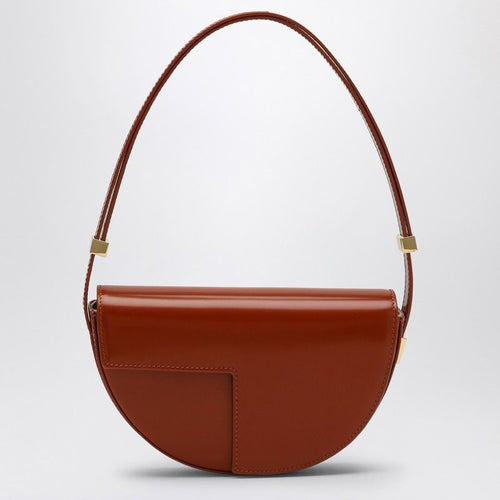 Women's Le Small Dark Leather Bag in Orange | BA0245032LE