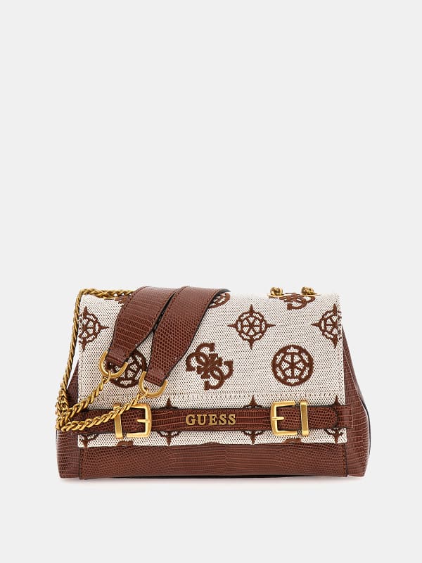 Guess Sac bandoulière Sestri 4G avec logo Peony