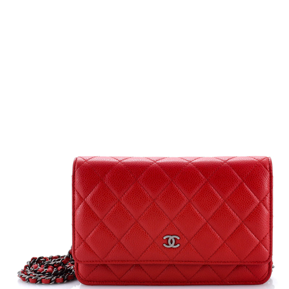 Chanel CHANEL Wallet on Chain Quilted Caviar