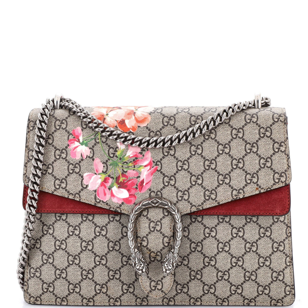 Gucci GUCCI Dionysus Bag Blooms Print GG Coated Canvas Medium