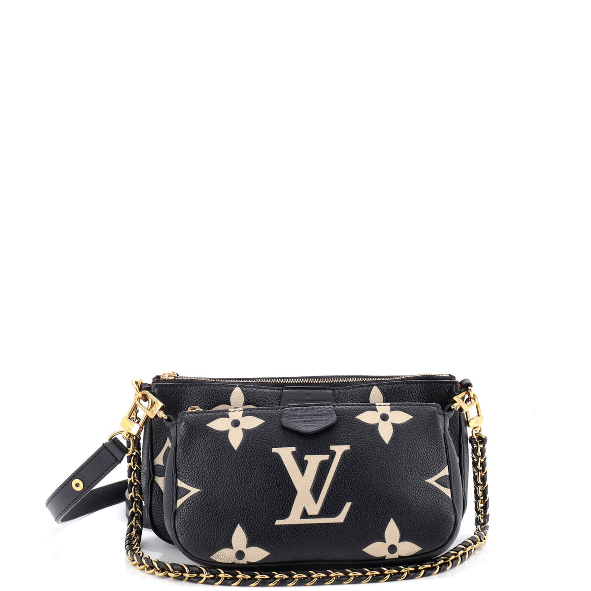 Louis Vuitton Multi Pochette Accessoires Bicolor Monogram Empreinte Giant
