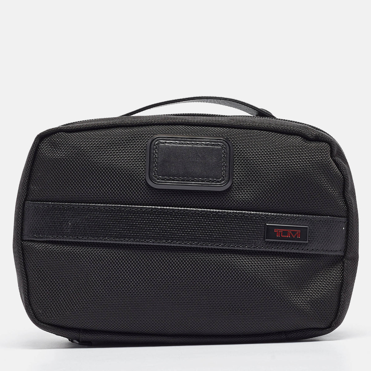 Tumi Black Nylon Alpha 2 Split Travel Kit Pouch