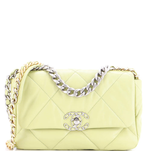 CHANEL 19 Flap Bag Quilted Leather Medium