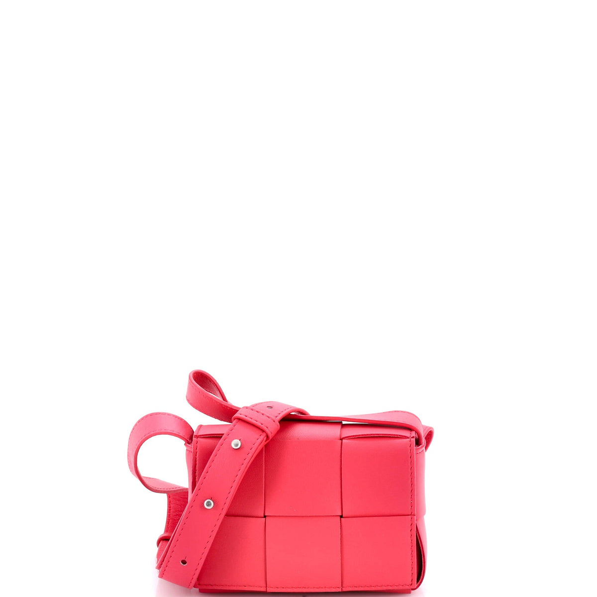 Bottega Veneta Cassette Crossbody Bag Maxi Intrecciato Leather Candy