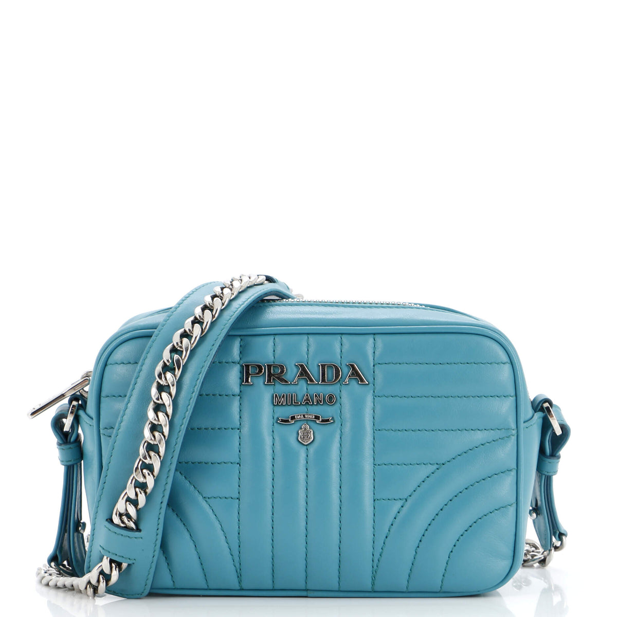 Prada PRADA Camera Bag Diagramme Quilted Leather Mini