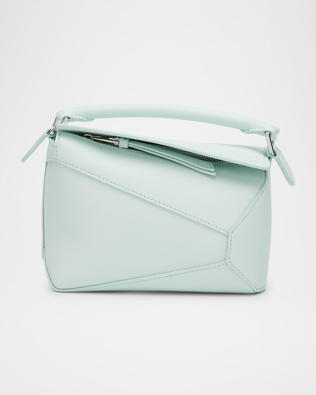Loewe Puzzle Edge Mini Top-Handle Bag in Calfskin Leather