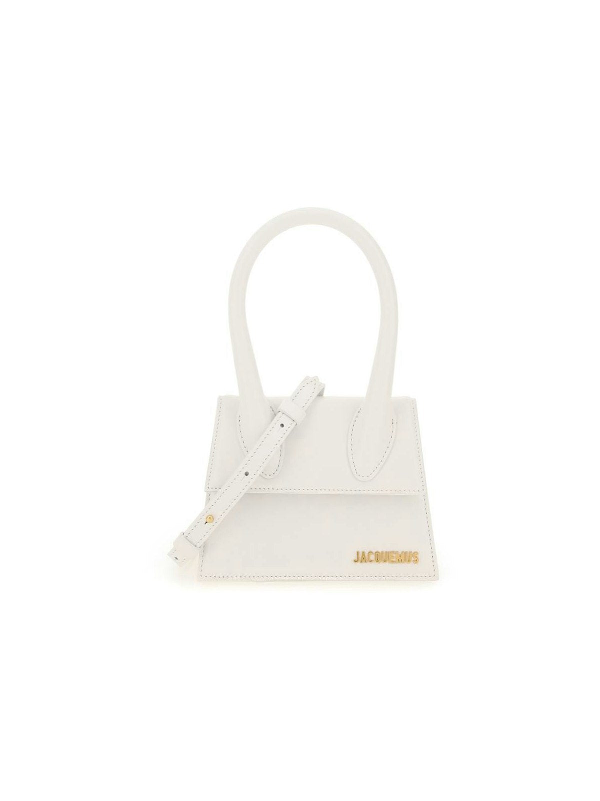 Jacquemus Women's Le Chiquito Moyen Handbag in White | Size UNICA | 213BA0023000