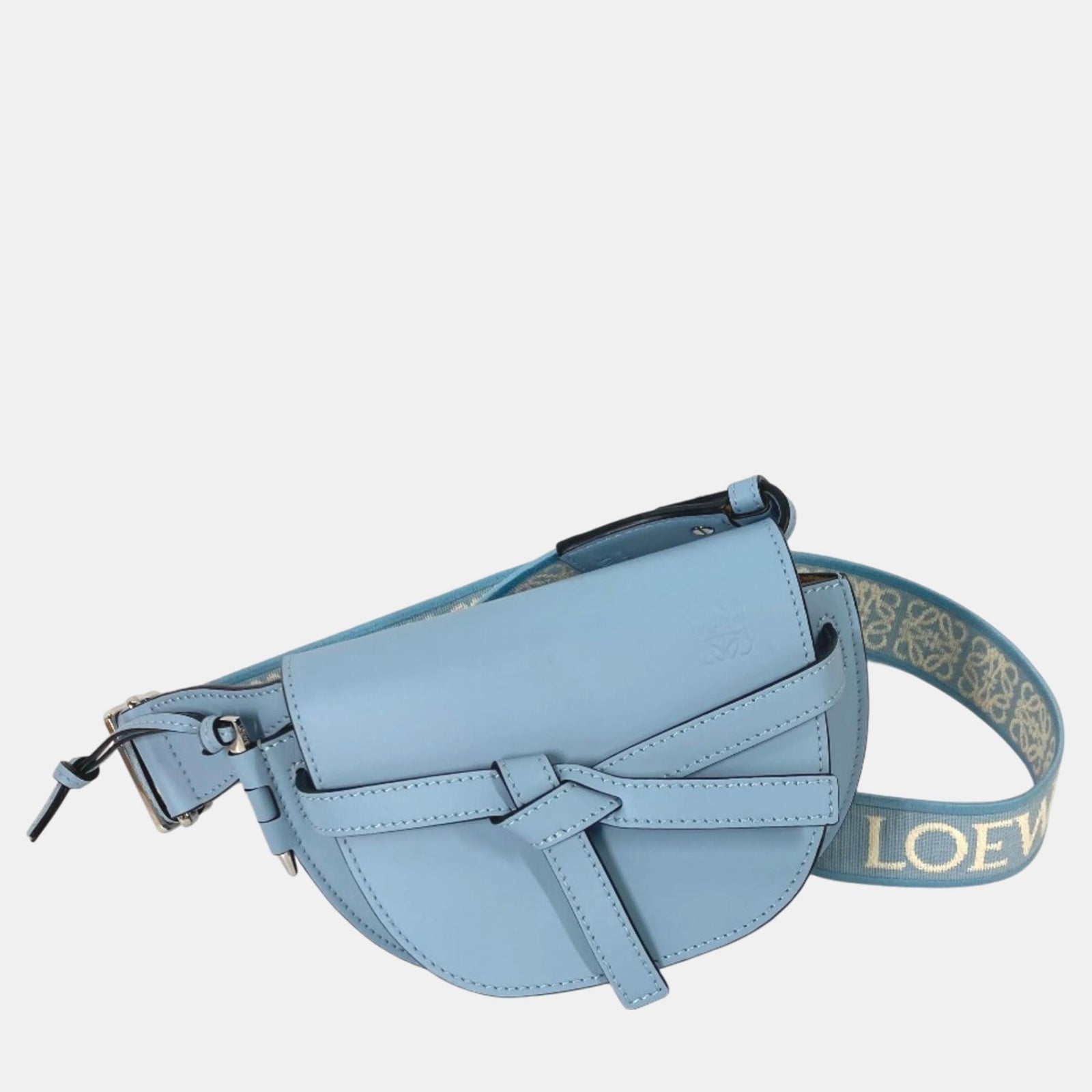 Loewe Onyxblaue Pochette Umhängetasche