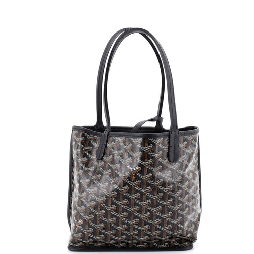GOYARD Anjou Reversible Tote Coated Canvas Mini