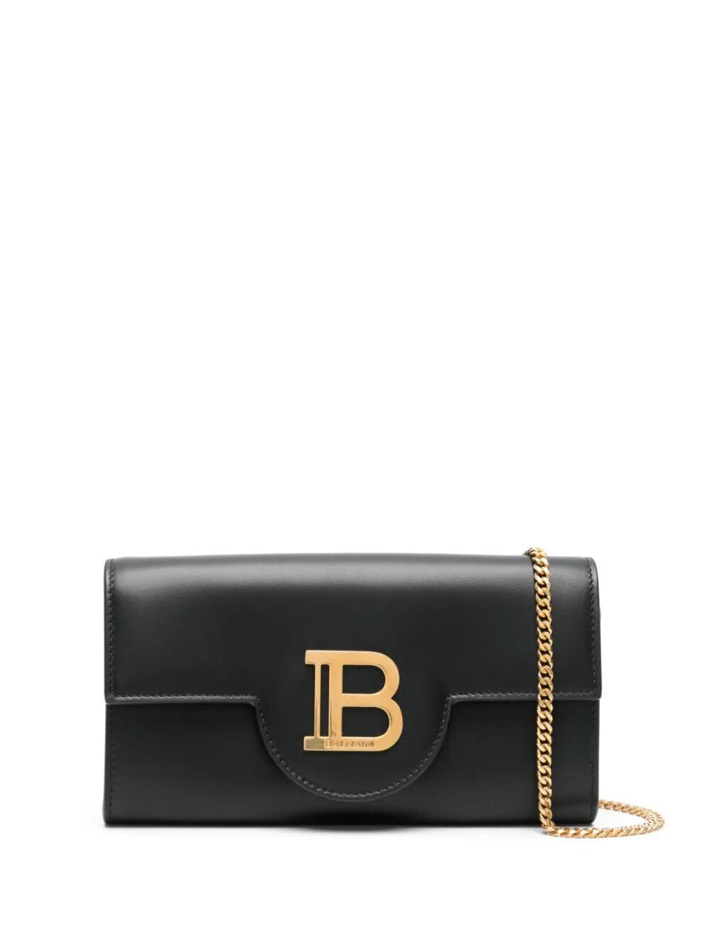 Balmain Women's B-Buzz Wallet On Chain in Noir | DN1ON197LAVE