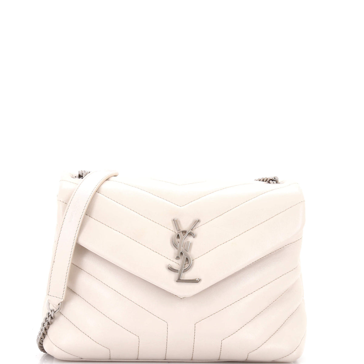 Saint Laurent Loulou Shoulder Bag Matelasse Chevron Leather Small