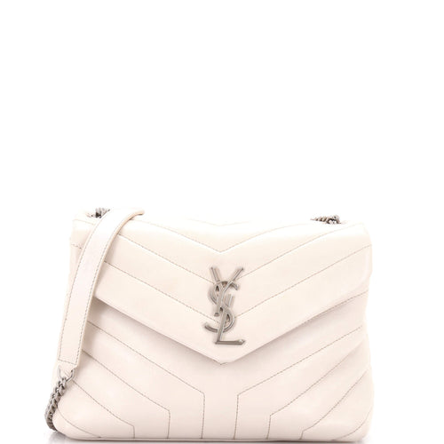 Loulou Shoulder Bag Matelasse Chevron Leather Small