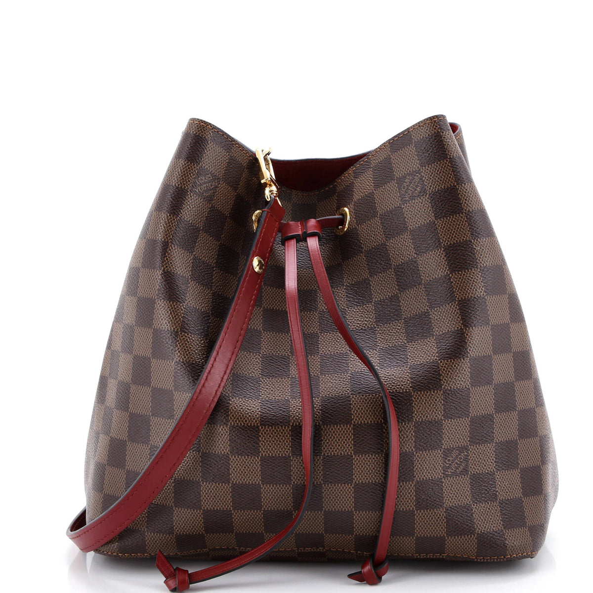 Louis Vuitton NeoNoe Handbag Damier with Leather MM