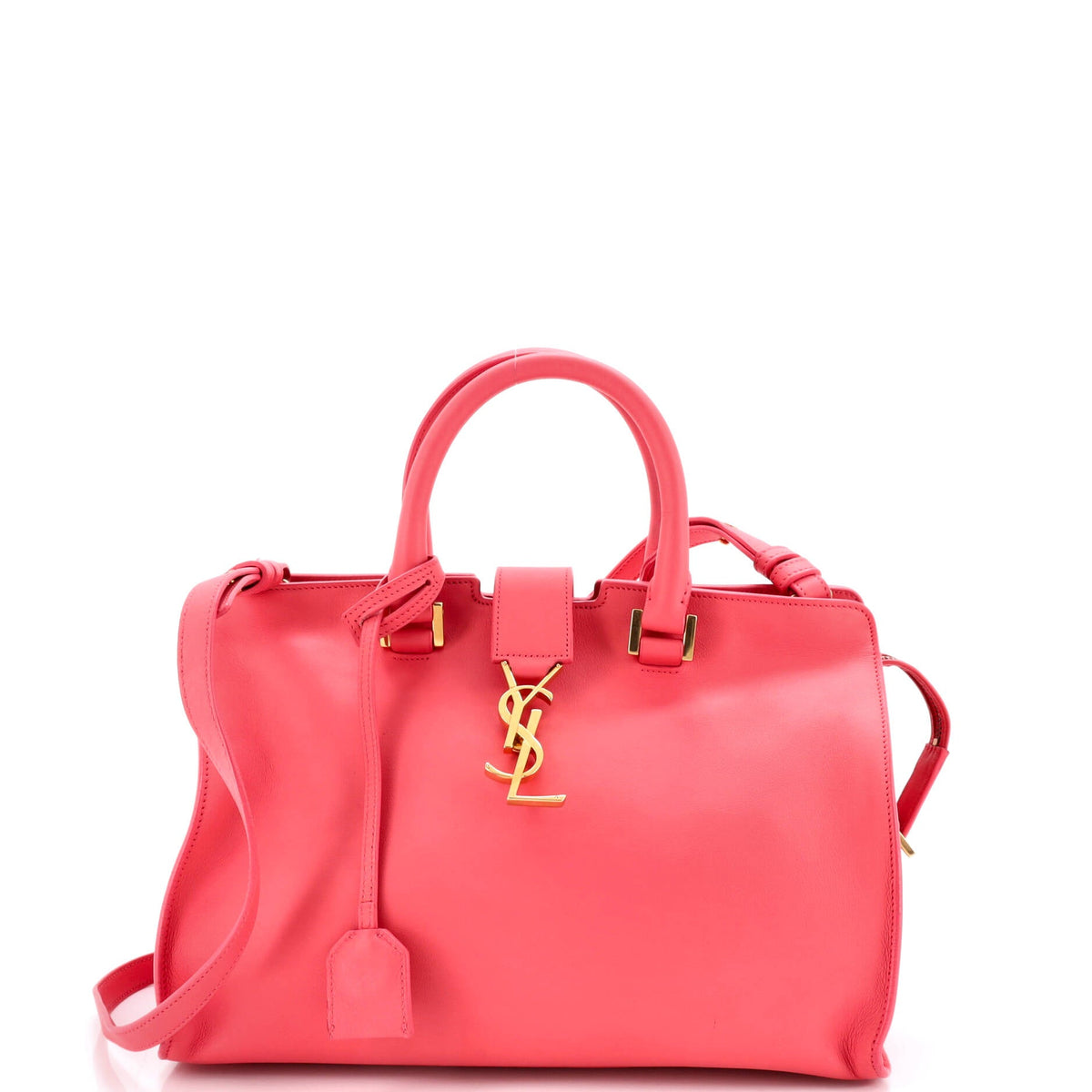 Saint Laurent Monogram Cabas Leather Small