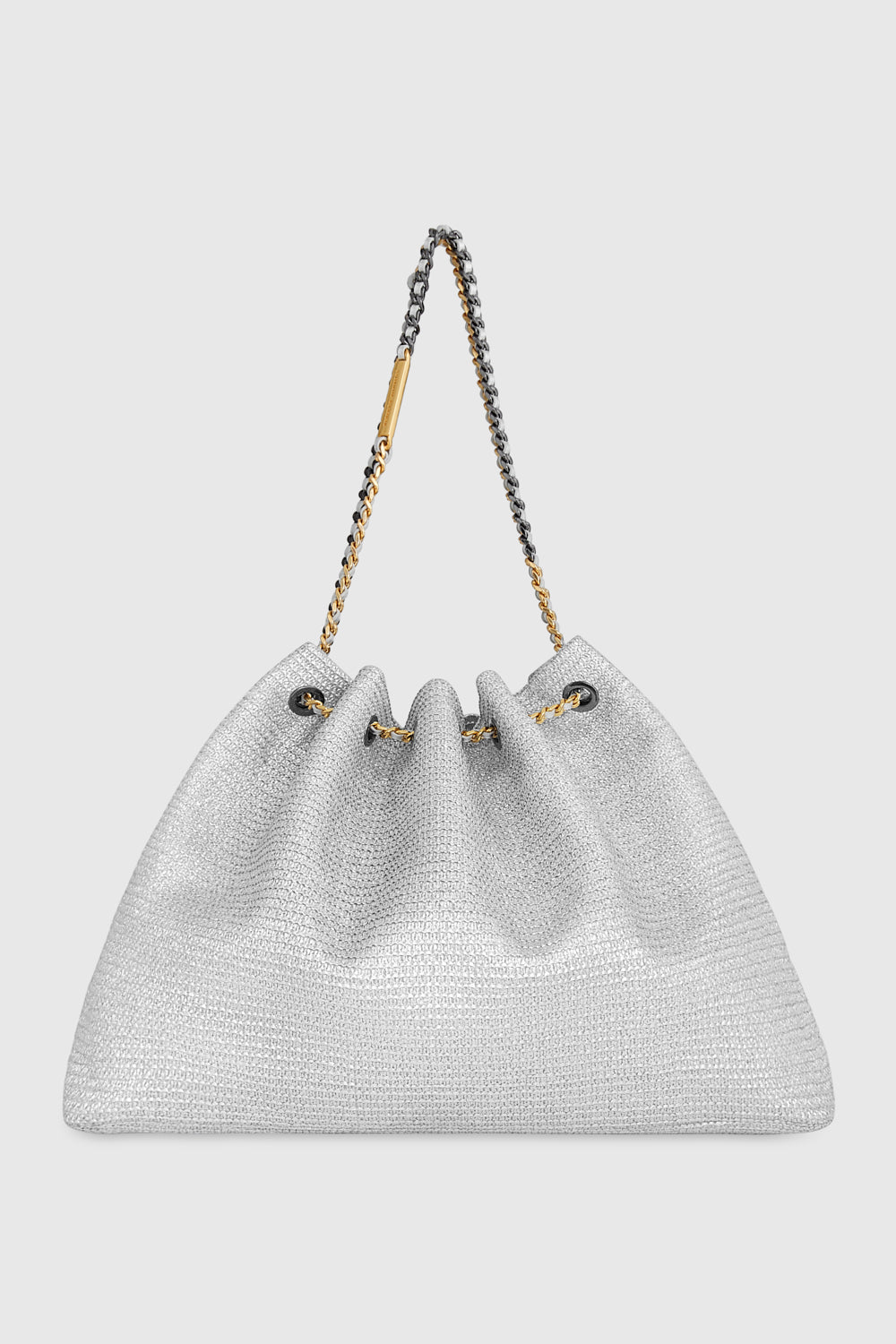 Rebecca Minkoff Soft Tote Bag In Silver