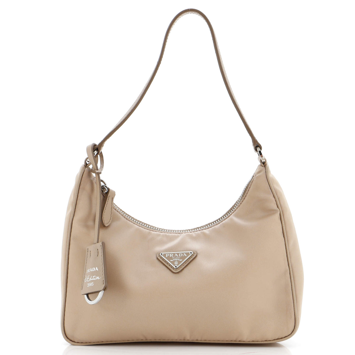 Prada PRADA Re-Edition 2005 Hobo Tessuto with Saffiano Leather Mini