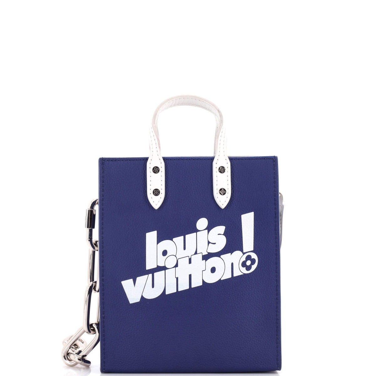 Louis Vuitton Sac Plat Bag Everyday Signature Printed Leather XS