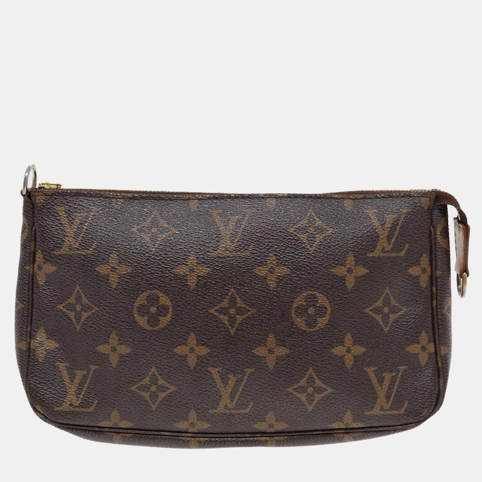 Louis Vuitton Braune Monogram Canvas Pochette Accessoires Clutch Bag