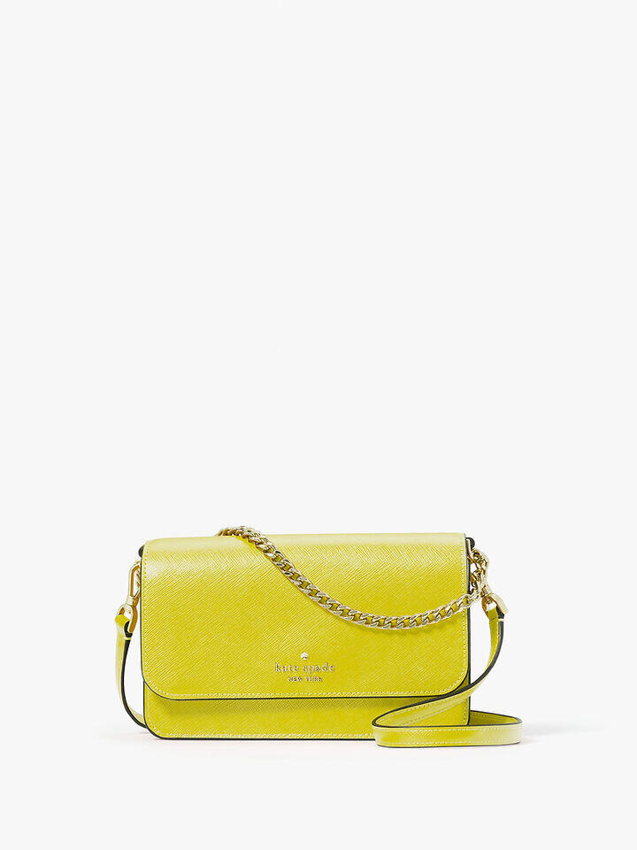 Kate Spade Au Madison Saffiano Leather Small Flap Crossbody