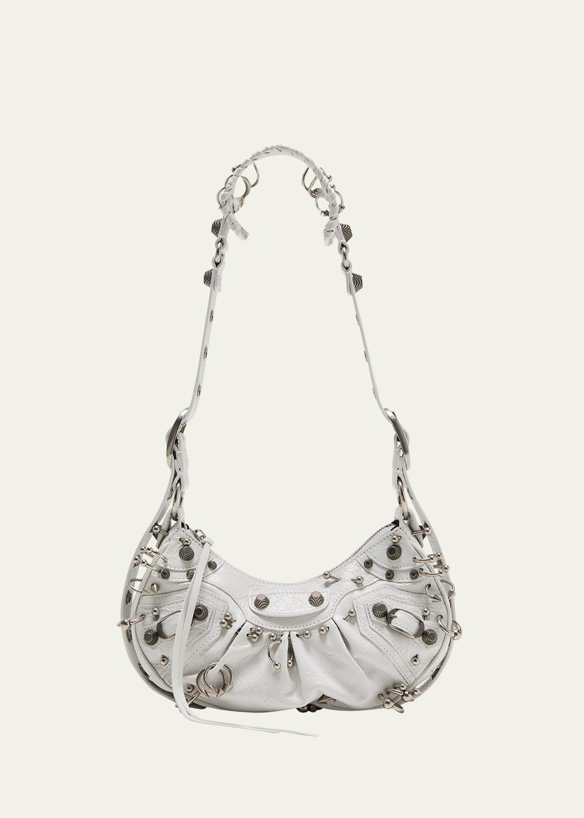 Balenciaga Le Cagole XS Piercing Leather Shoulder Bag