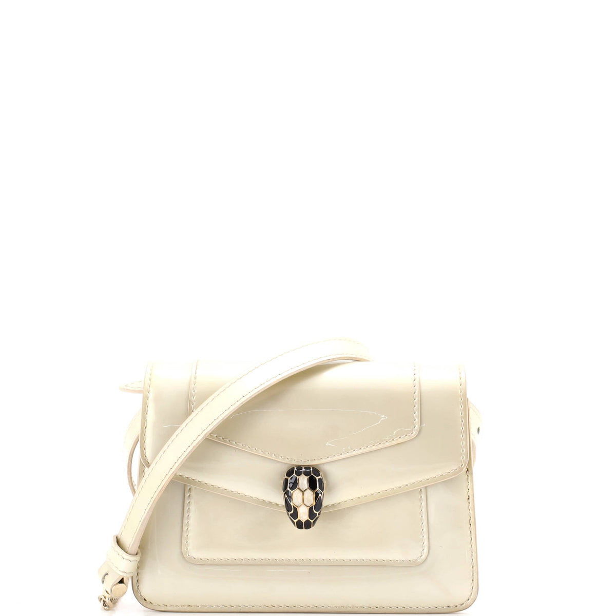 Bvlgari BVLGARI Serpenti Forever Shoulder Bag Patent Mini