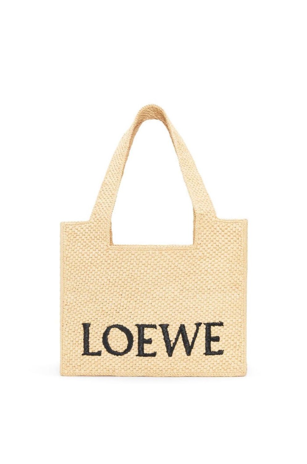 Loewe Women's Font Tote Medium Bag in Natural | A685B61X05