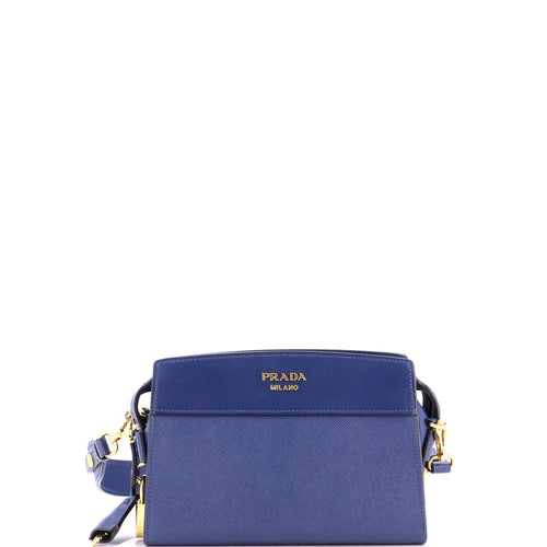 PRADA Esplanade Crossbody Bag Saffiano with City Calf Small