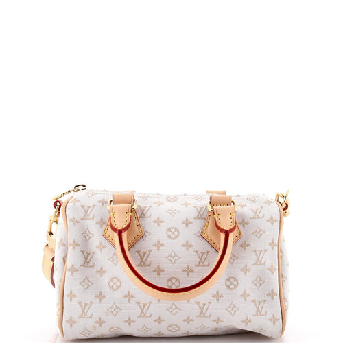 Speedy Bandouliere Bag Monogram Jacquard Polyamide 20