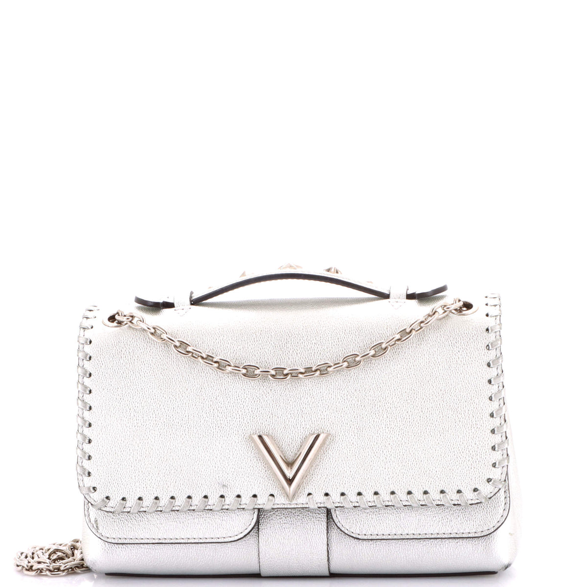 Louis Vuitton Very Chain Bag Whipstitch Leather