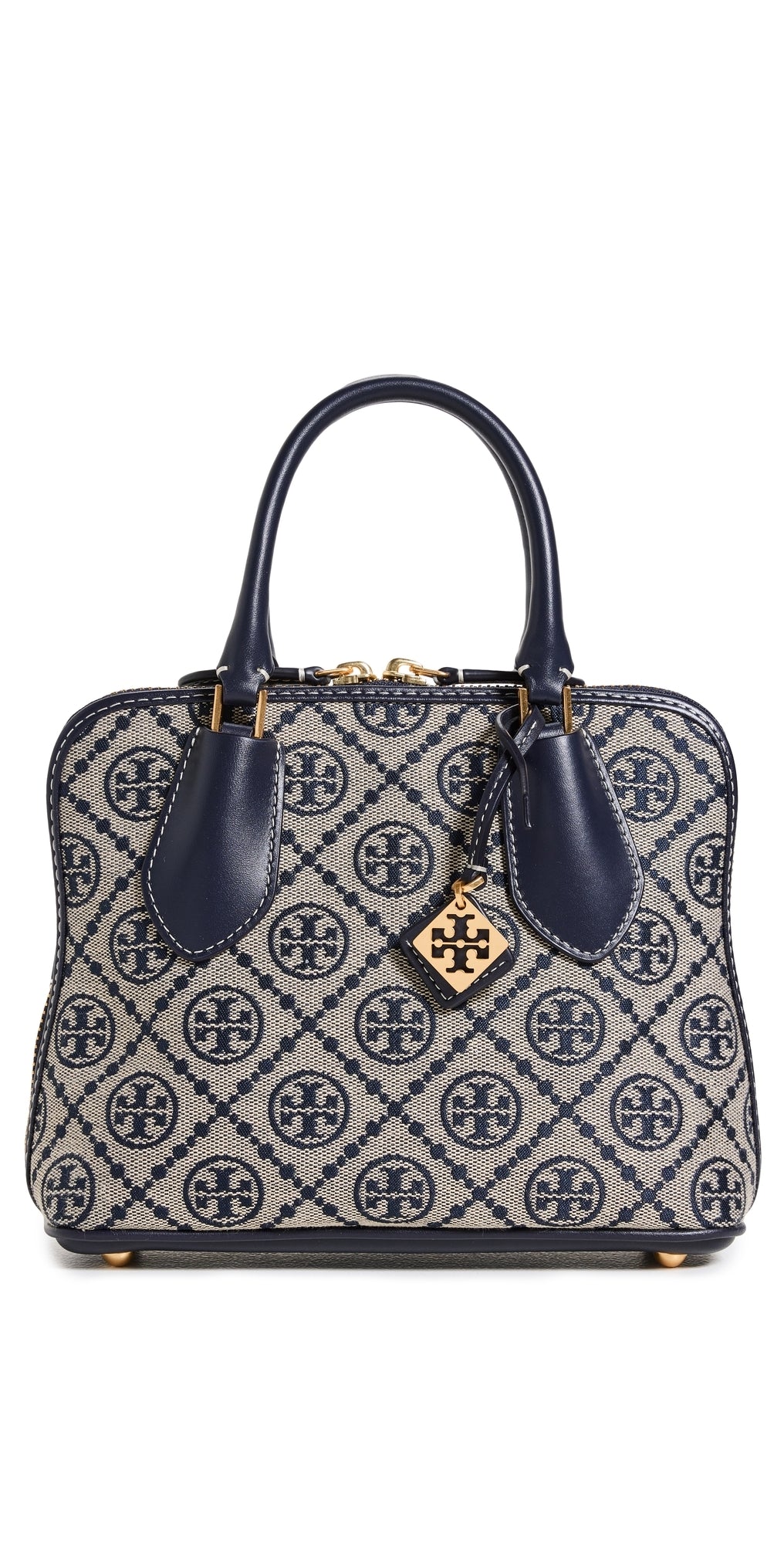 Tory Burch Mini T Monogram Jacquard Swing Bag Tory Navy One Size