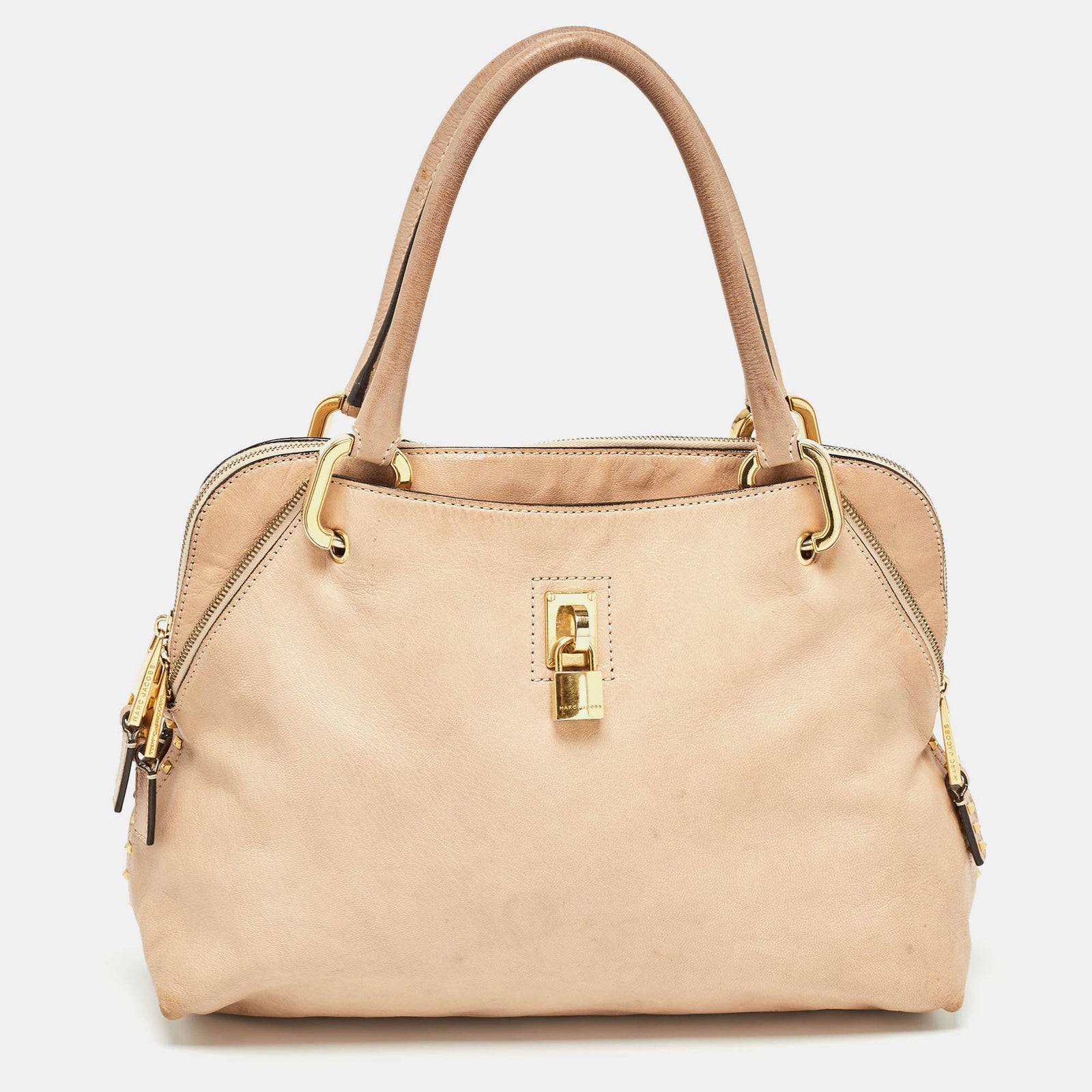 Marc Jacobs Beige Leather Paradise Rio Satchel