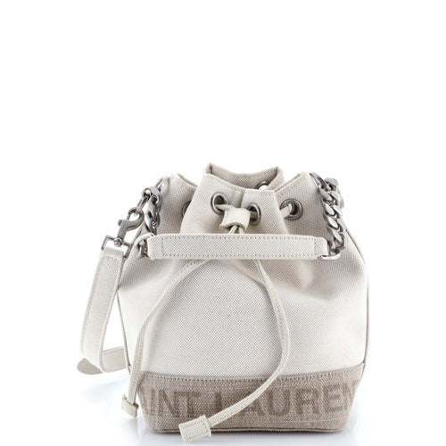 Rive Gauche Bucket Bag Canvas Mini
