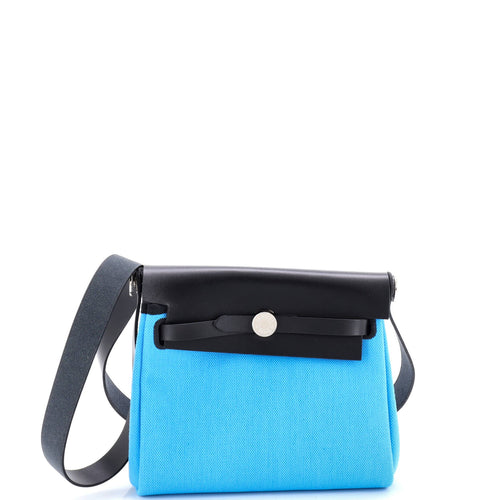 Herbag Zip Toile and Leather 20