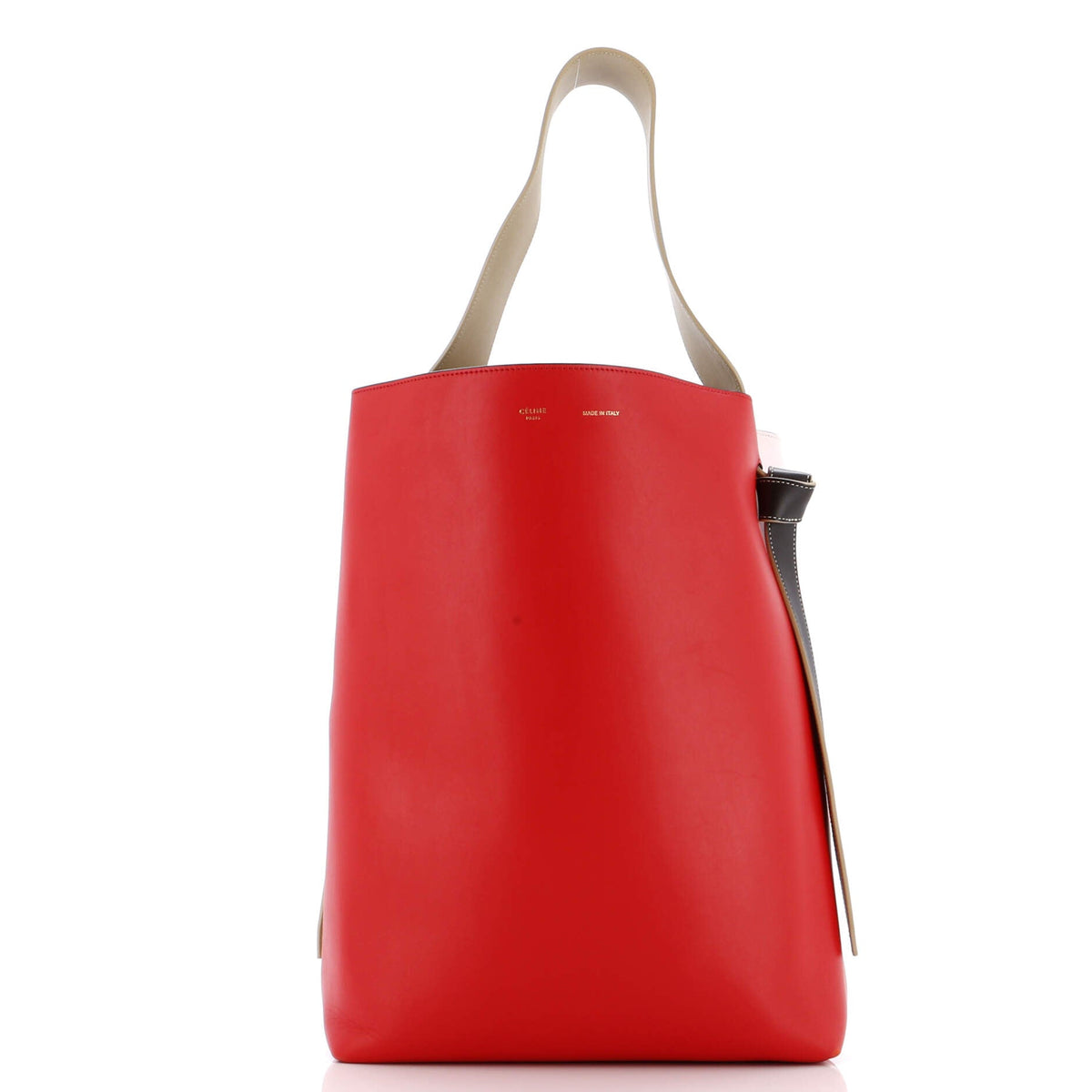 Celine CELINE Twisted Cabas Tote Calfskin Small