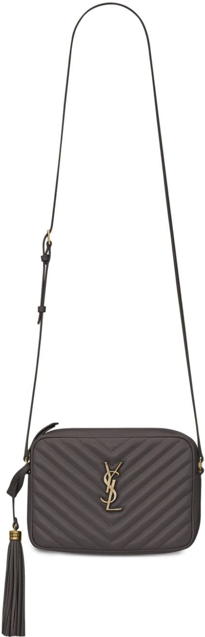 Saint Laurent Women's Quilted White Leather Camera Bag in 1112 | 612544DV7071112