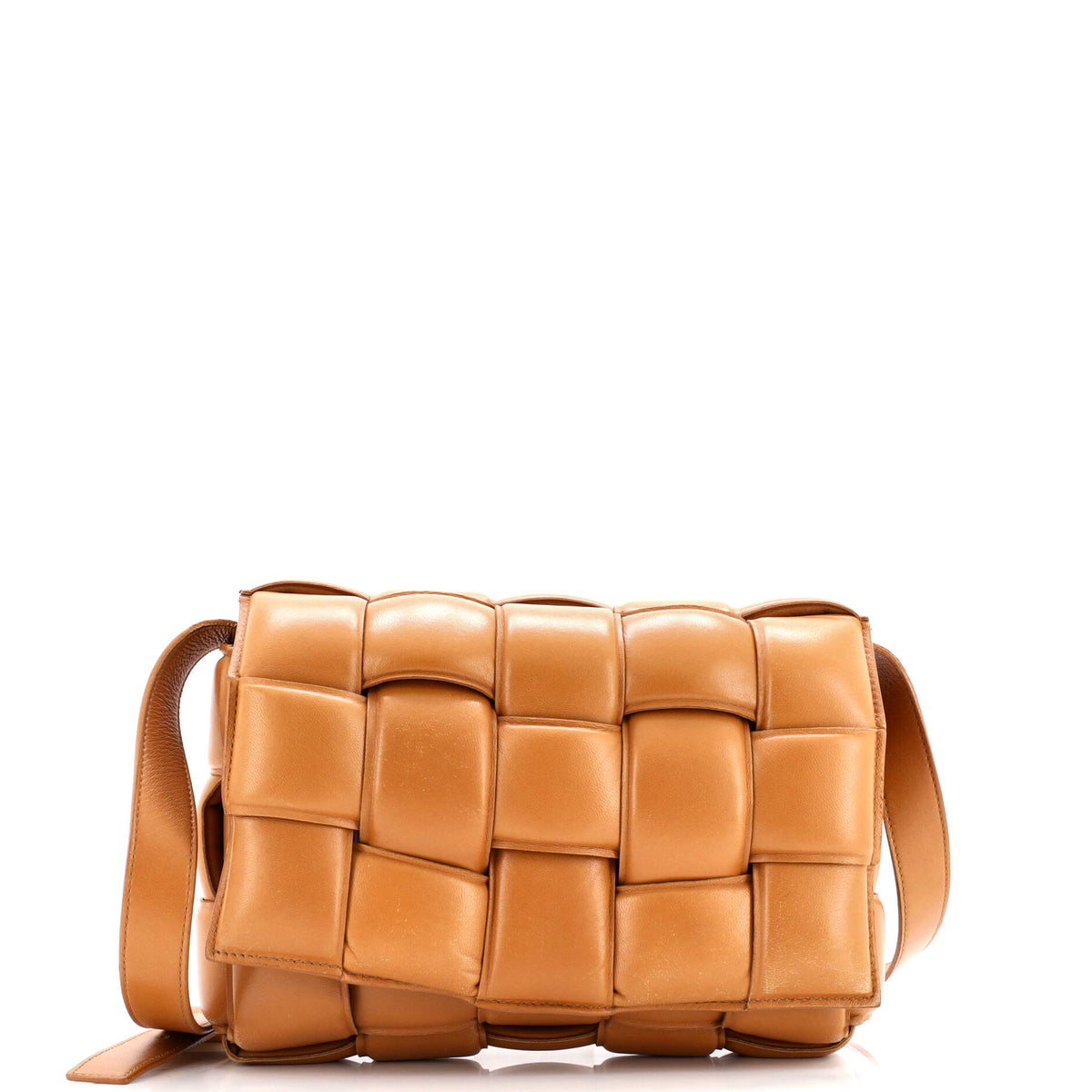 Bottega Veneta Cassette Crossbody Bag Padded Maxi Intrecciato Leather
