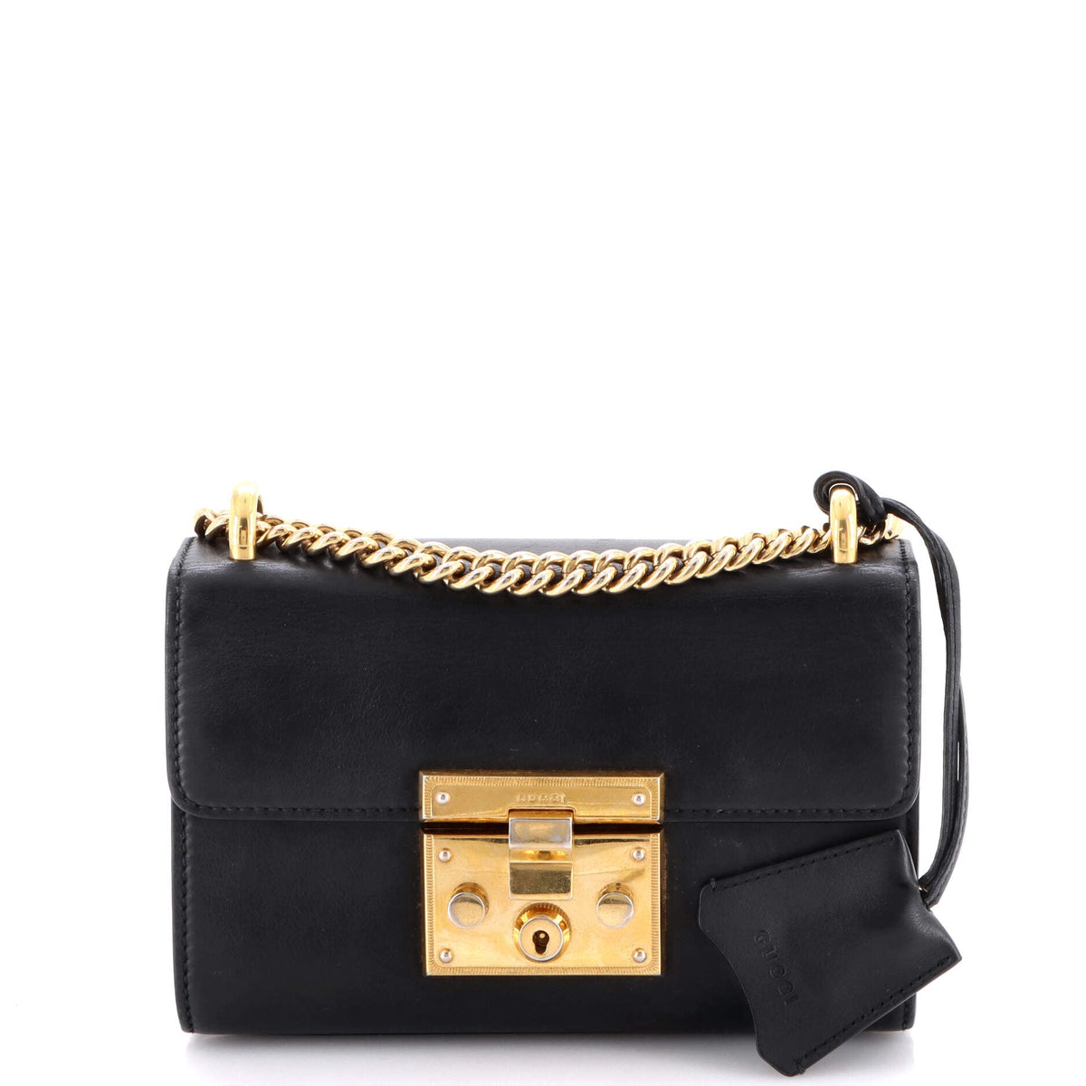 Gucci GUCCI Padlock Shoulder Bag Leather Small