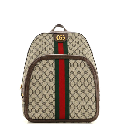 GUCCI Ophidia Backpack GG Coated Canvas Medium