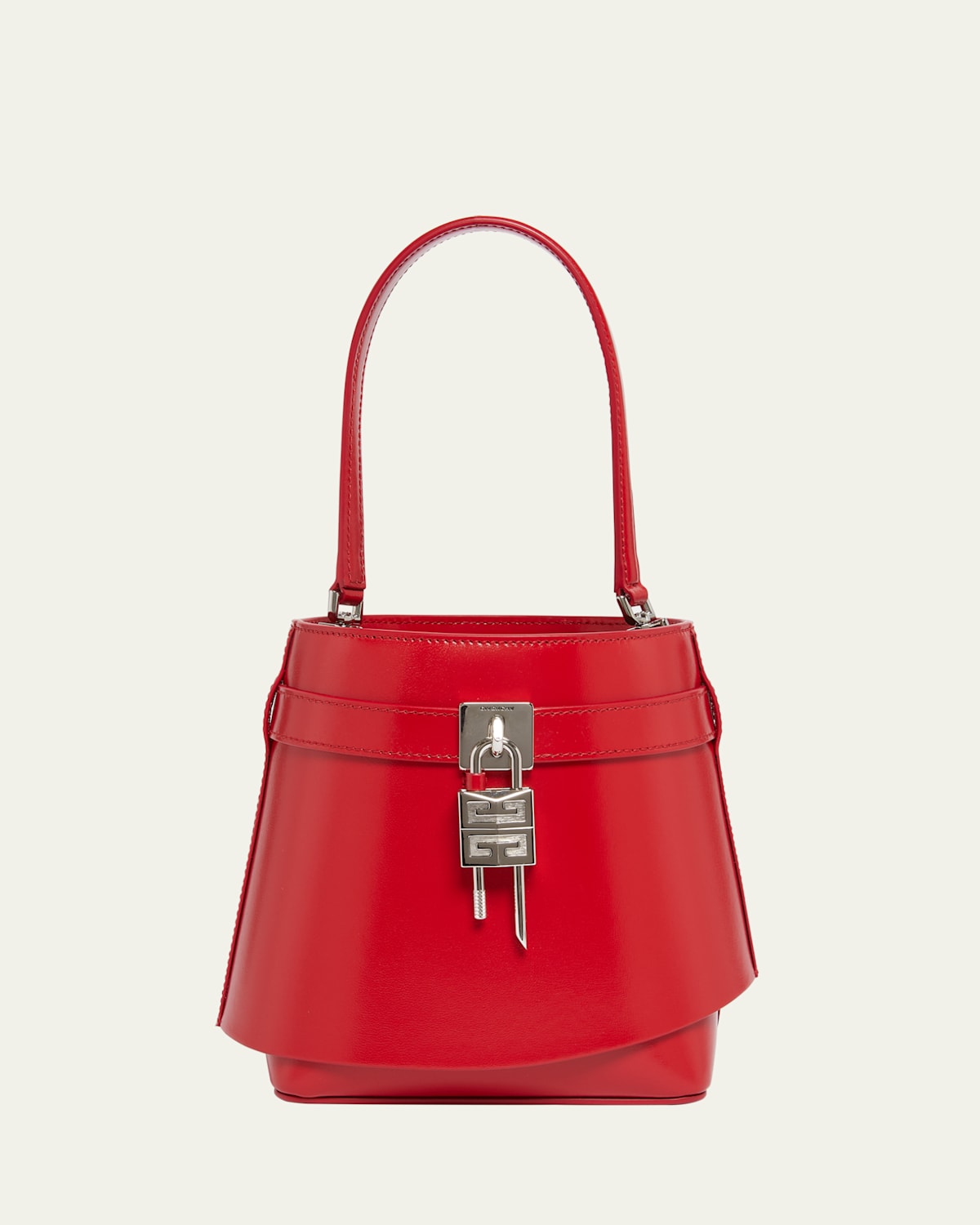 Givenchy Shark Lock Bucket Bag in Box Leather